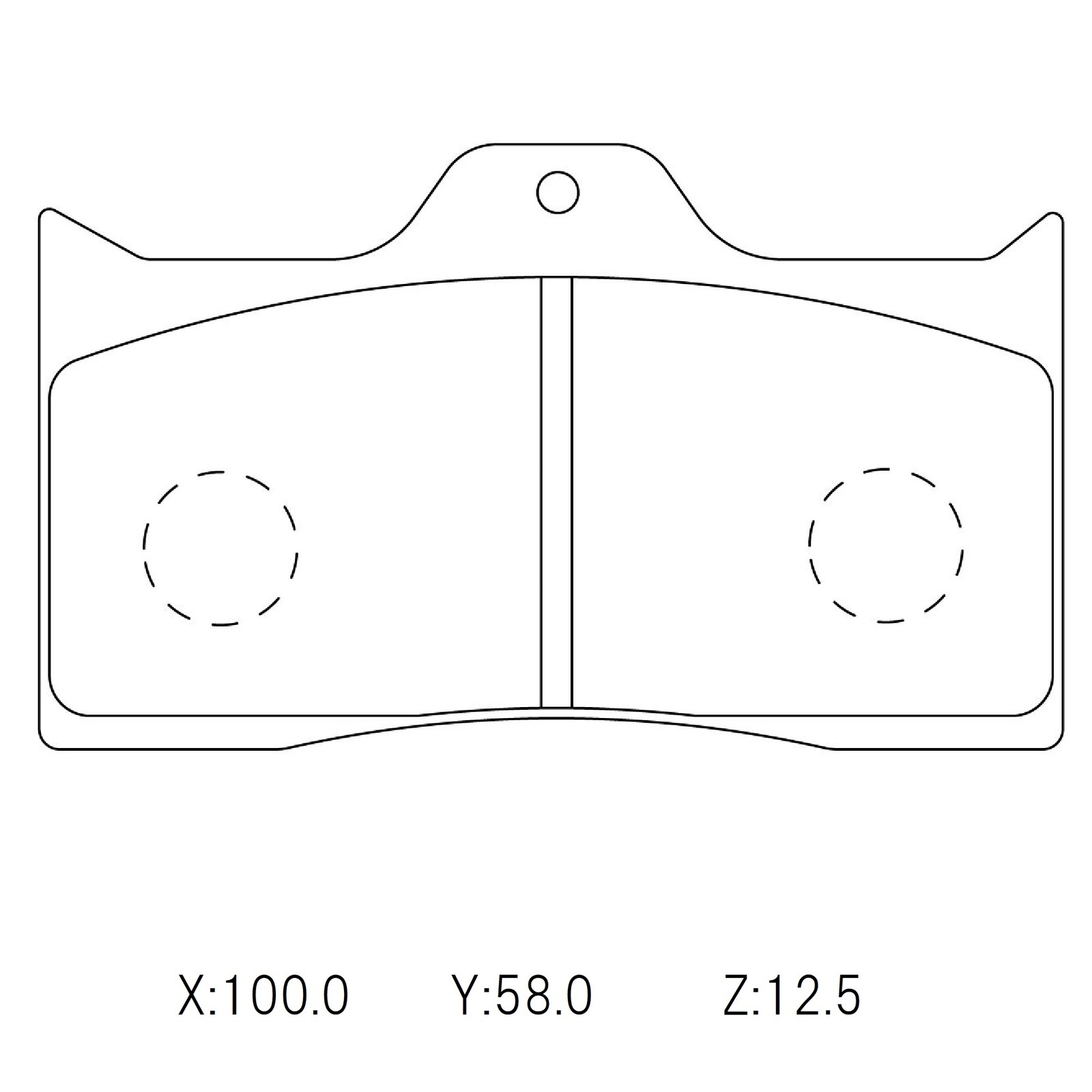Wilwood Pad Set BP-20 7112-20 Forged Dynalite (.49in Thick)