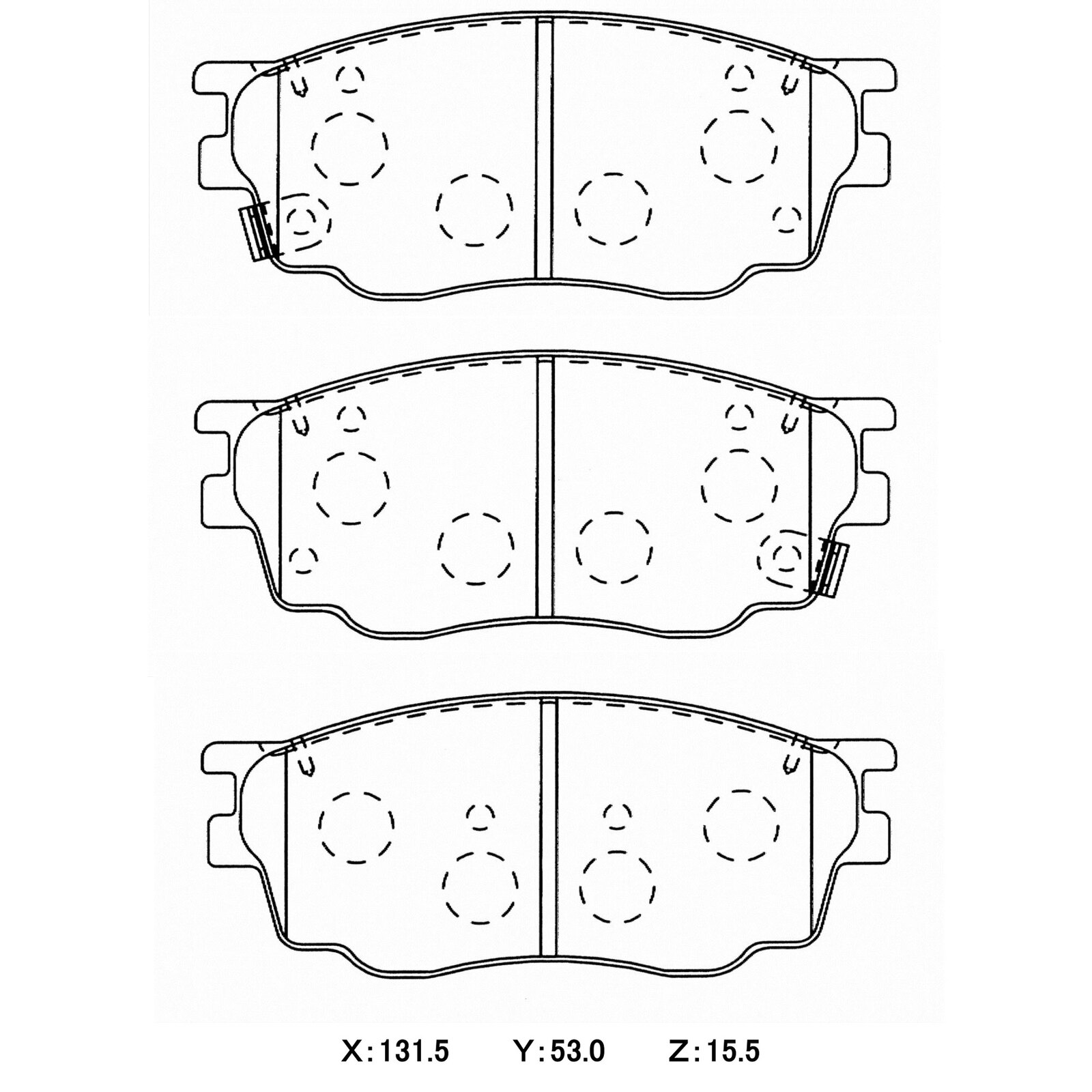 WinmaX W6.5 Race Brake Pads Mazda 6 Front