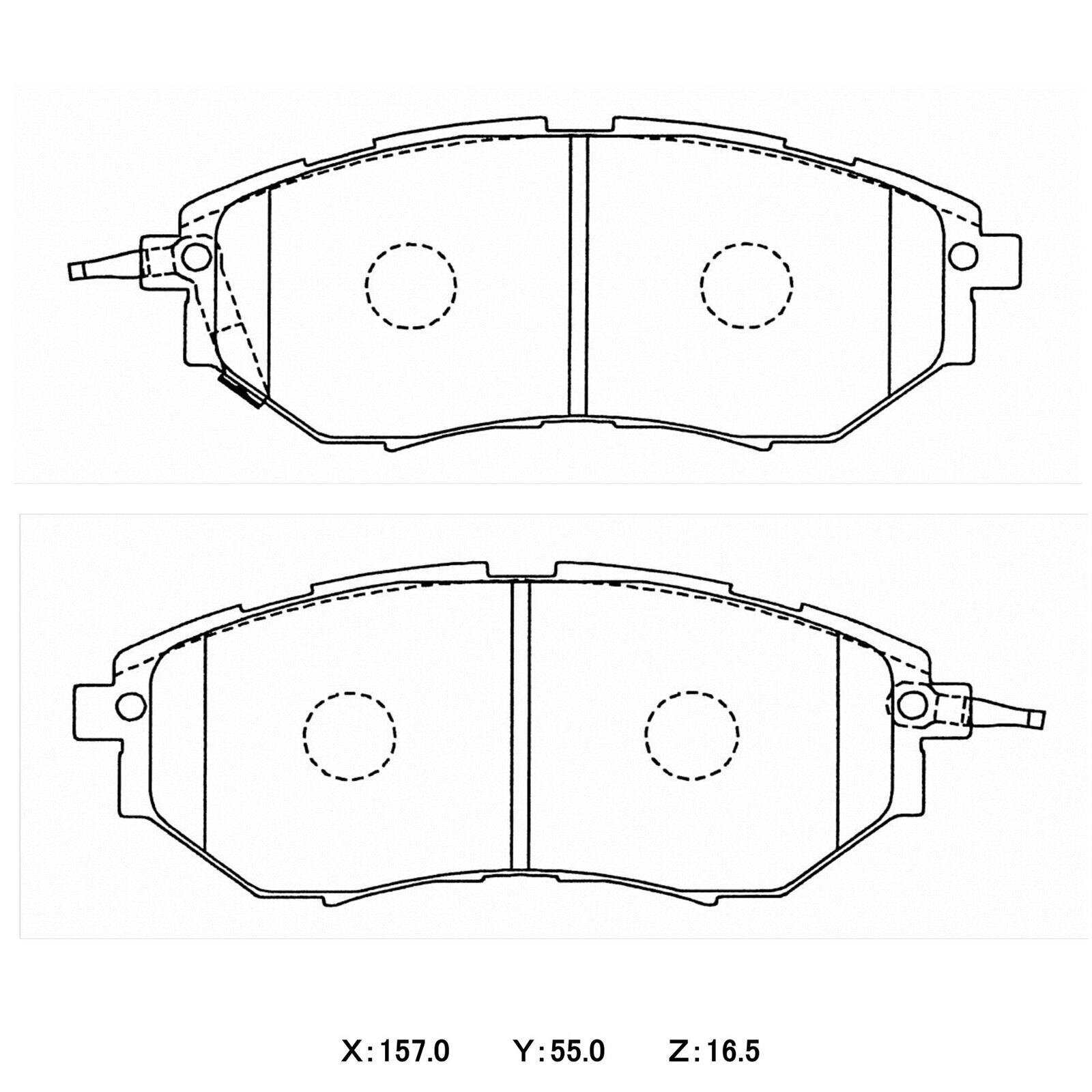 WinmaX W1 Street Performance Brake Pads Subaru Forester / Liberty