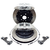 Alcon Front Bolt On Big Brake Kit - Subaru WRX/STI 94-07 [Select Caliper: CAR98 Silver (4-Piston)] [Select Rotor: Alcon 332x28mm (Non-Floating)]
