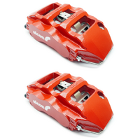 Alcon CAR97 "Mono6" 6 Piston Calipers 30.2/34.9/38.1 Red (PAIR)