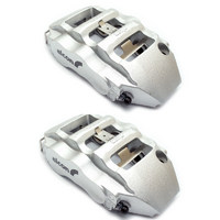 Alcon CAR97 "Mono6" 6 Piston Calipers 30.2/34.9/38.1 Silver (PAIR)