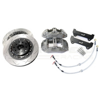 Alcon 4-Piston CRB343 Caliper Upgrade Kit 294x24mm, w/DBA T2 Discs - Subaru WRX/STI/Forester/BRZ/Toyota 86