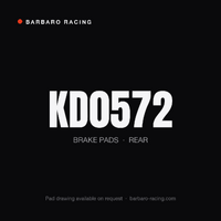 Barbaro Racing KD0572 S-01 Rear Brake Pads - Leapmotor C10