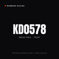 Barbaro Racing KD0578 S-01 Front Brake Pads - Haval Dargo