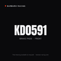 Barbaro Racing KD0591 S-01 Front Brake Pads - Li Auto L6