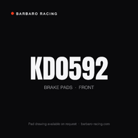 Barbaro Racing KD0592 S-01 Front Brake Pads - AITO M9