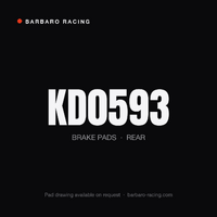 Barbaro Racing KD0593 S-01 Rear Brake Pads - AITO M9