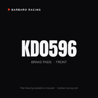Barbaro Racing KD0596 S-01 Front Brake Pads - AITO M7