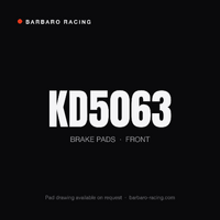 Barbaro Racing KD5063 RS-652 Front Brake Pads