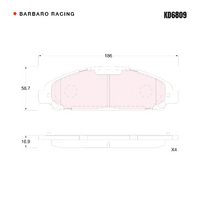 Barbaro Racing KD6809 C-01 16.9mm Front Brake Pads - Ford Mustang