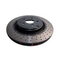 DBA Brake Disc 4000 Cross-drill and Dimple KP [ Chevy SS 15 ->and HSV VE/VFSSV R ] 190mm H/Brake