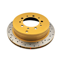 DBA Brake Disc 4000 XS Cross-drill/Slotted KP[ Toyota L/cruiser 200 08-> R]