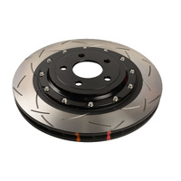 DBA Brake Disc 5000 Fully Assembled 2-pieceBlack Hat T3 slotted KP (Ford Mustang GT 07/23-)
