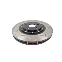 DBA Brake Disc 5000 Fully Assembled 2-pieceBlack Hat T3 slotted KP [Jeep Grand Cherokee Trackhawk