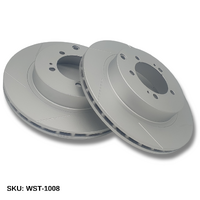 WinmaX WST Performance Slotted Brake Discs Mitsubishi EVO 5-9 Rear