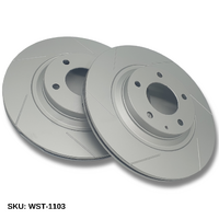 WinmaX WST Performance Slotted Brake Discs Mazda RX8 Rear